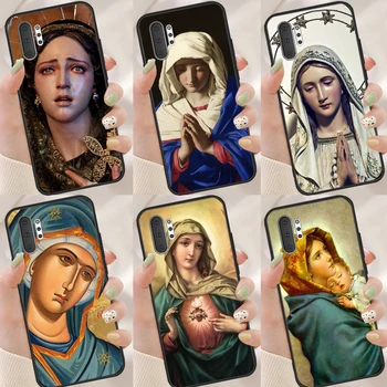 Чехол Virgin Mary для Samsung Galaxy S22 Ultra S9 S8 S10 Plus S20 FE Note20 Ultra S21 Ultra Cover Coque
