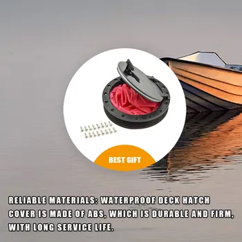 8-дюймовая крышка люка для каяка Палубная пластина Принадлежности для оборудования рыболовных судов