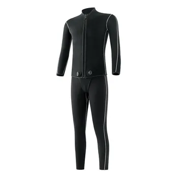 Гидрокостюм для подводной охоты с разрезом 3 мм, неопреновая куртка, комплекты с длинными штанами, утепленный водолазный костюм, снаряжение для подводной охоты для мужчин и женщин
