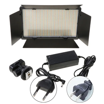 Портативный видеосигнал мощностью 40 Вт с 600 светодиодами, заполняющий свет, ультратонкий двухцветный ЖК-дисплей с регулируемой яркостью