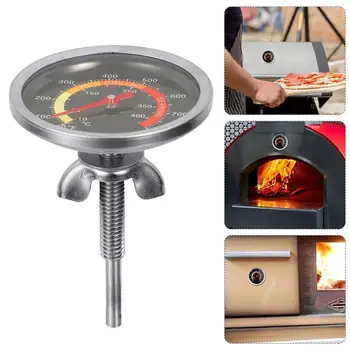Термометр для духовки 1ШТ 0-400 ℃ с мгновенным считыванием, бытовой кухонный термометр для духовки для приготовления домашней выпечки