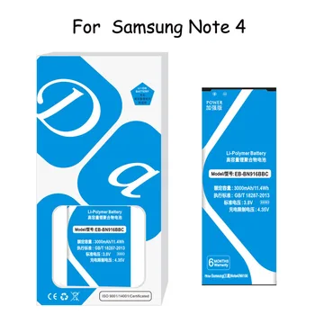 XDOU EB-BN916BBC 3000 мАч Батарея Для Samsung Galaxy Note 4 N9100 N9109W N9108 N9106V Высококачественная Замена Bateria
