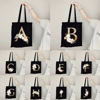 Дамская сумка из кружевной серии с буквами, складная Многоразовая Тканевая сумка для покупок в стиле Харадзюку, студенческая холщовая сумка-тоут