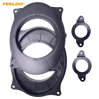 FEELDO 1 комплект автомобильного стереозвука, разделитель заднего динамика, адаптер для крепления коврика для Toyota Camry Highlander # HQ4703