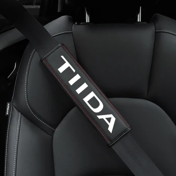 Для Nissan TIDA 2008 2009 1 шт. защитный чехол для ремня безопасности салона автомобиля из воловьей кожи для Nissan Sentra Автоаксессуары