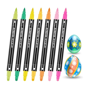 Двухсторонние маркеры, ручки, акриловые краски 24 цветов, ручки в подарок взрослым и детям