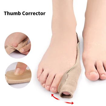 Ортопедические носки для педикюра Big Bone Для коррекции большого пальца стопы Силиконовые Корректоры Вальгусной деформации Брекеты Разделитель пальцев Инструмент для ухода за ногами