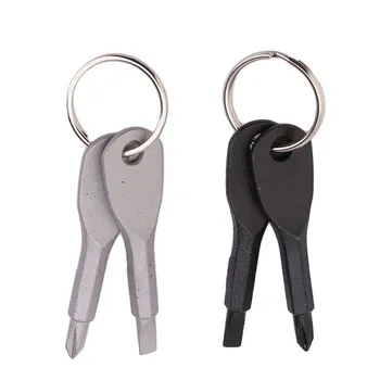 Портативная отвертка для ключей EDC Набор инструментов Наружный карманный мини-инструмент с брелком для ключей Отвертка Мини-брелок для ключей