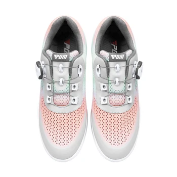 Осенне-зимние женские туфли для гольфа PGM, ультралегкие туфли для гольфа, дышащие сетчатые спортивные кроссовки, противоскользящая обувь с пряжкой, Новинка