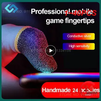 1 ~ 40 шт. Супертонкий игровой рукав для пальцев, дышащие кончики пальцев для мобильных игр Pubg, рукава для пальцев с сенсорным экраном для игр