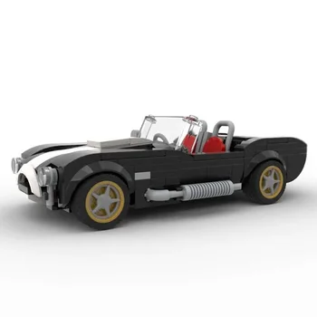 Спортивный автомобиль Cobra 1962 MOC-122422 Модель гоночного автомобиля, Строительный блок, Сшивающая модель, 255 шт., Подарок для детей на День рождения, Рождественская игрушка, подарок