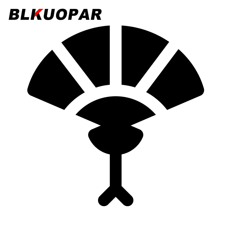 Наклейки для фанатов BLKUOPAR for Sensu Водонепроницаемые Модные наклейки Простой Креативный декор для лобового стекла, скейтборда, защита двери автомобиля